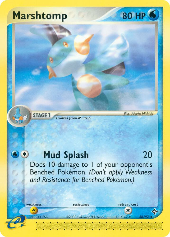 Pokemon Marshtomp 36/100 Dragon