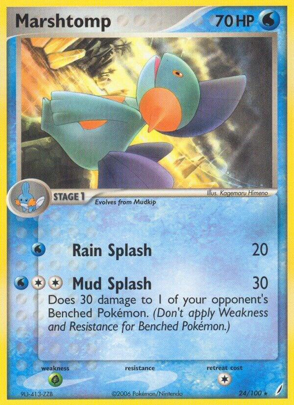 Pokemon Marshtomp 24/100 Crystal Guardians