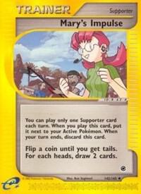 Pokemon Mary's Impulse 142/165 Expedition Base Set