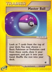 Pokemon Master Ball 143/165 Expedition Base Set