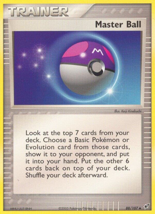 Pokemon Master Ball 88/107 Deoxys