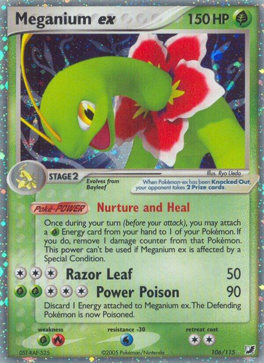 Pokemon Meganium ex 106/115 Unseen Forces
