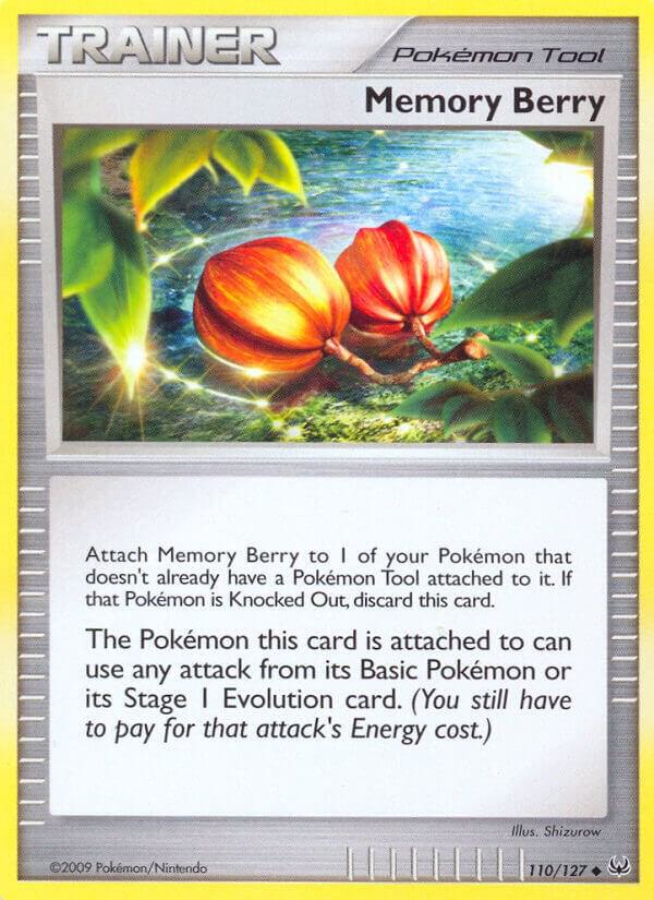 Pokemon Memory Berry 110/127 Platinum