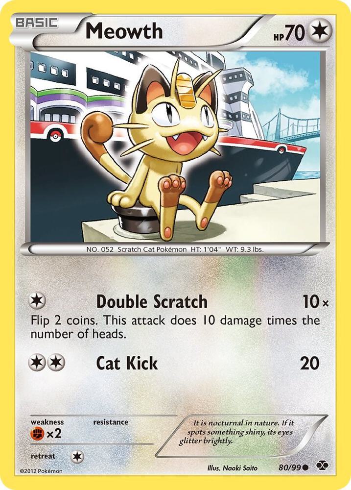 Pokemon Meowth 80/99 Next Destinies