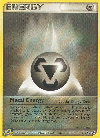 Pokemon Metal Energy 94/109 EX Ruby & Sapphire
