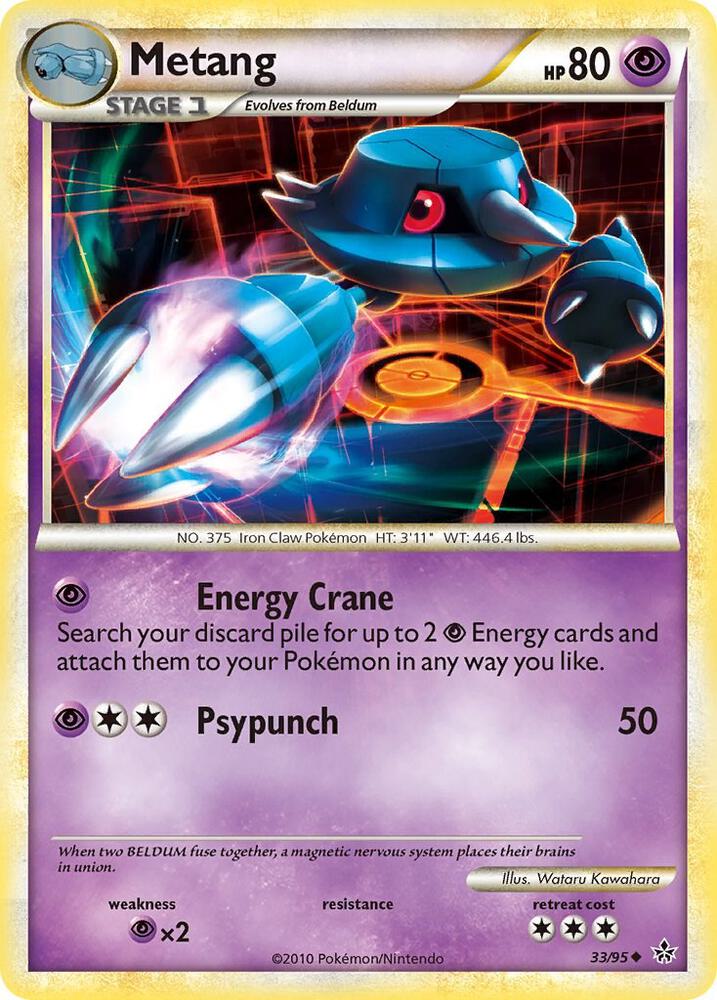 Pokemon Metang 33/95 Unleashed
