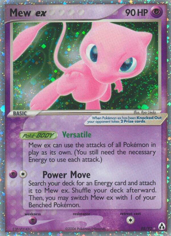 Pokemon Mew ex 88/92 Legend Maker