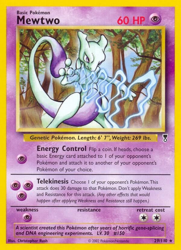 Pokemon Mewtwo 29/110 Legendary Collection