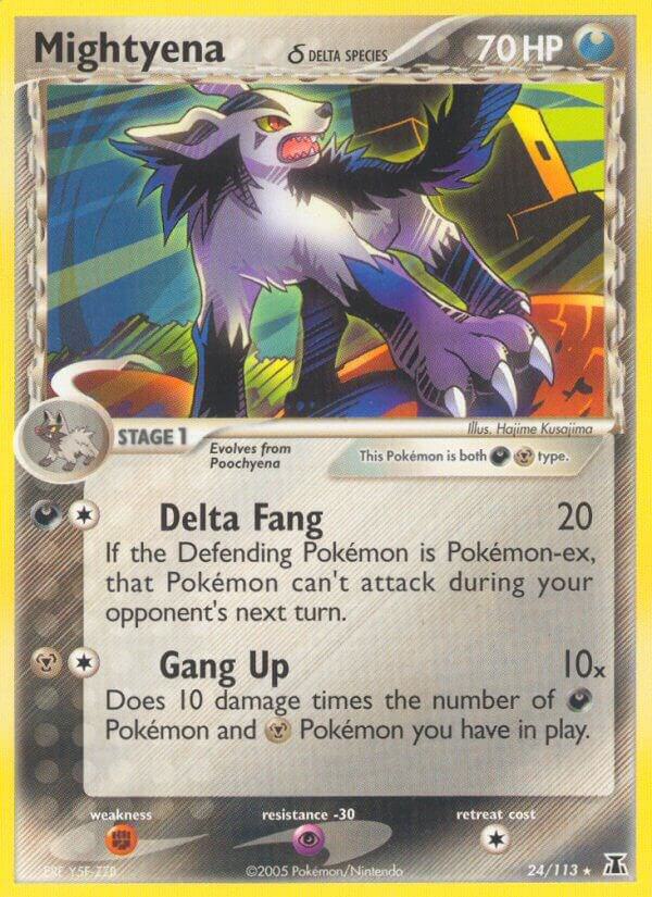 Pokemon Mightyena δ 24/113 Delta Species
