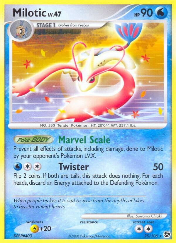 Pokemon Milotic 25/106 Great Encounters