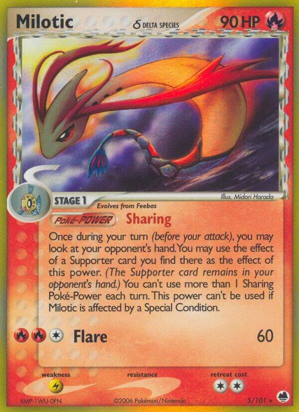 Pokemon Milotic δ 5/101 Dragon Frontiers