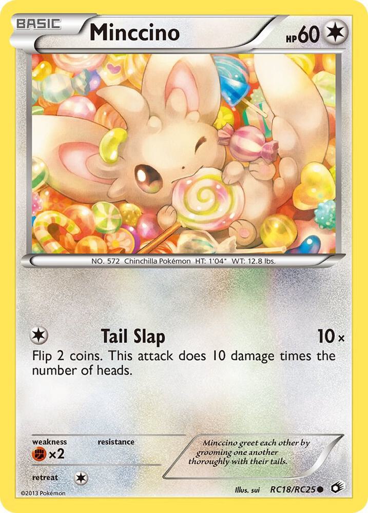 Pokemon Minccino RC18/RC25 Legendary Treasures