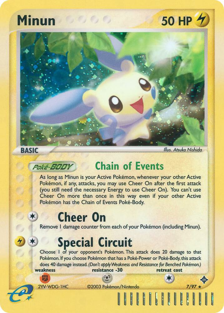 Pokemon Minun 7/100 Dragon