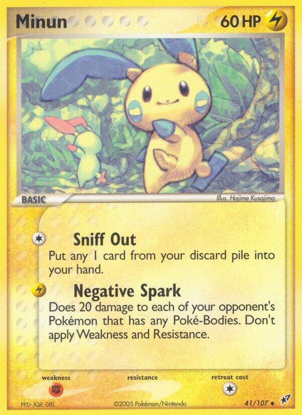 Pokemon Minun 41/107 Deoxys