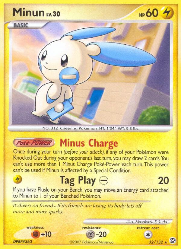 Pokemon Minun 32/132 Secret Wonders