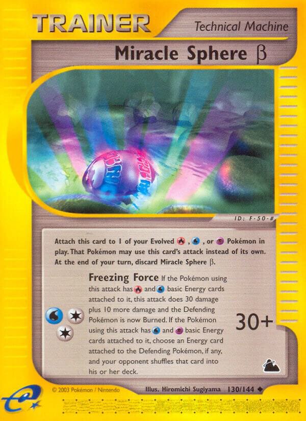 Pokemon Miracle Sphere Alpha 129/144 Skyridge