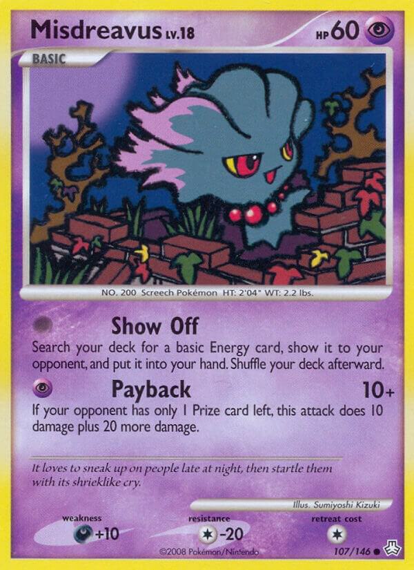 Pokemon Misdreavus 107/146 Legends Awakened