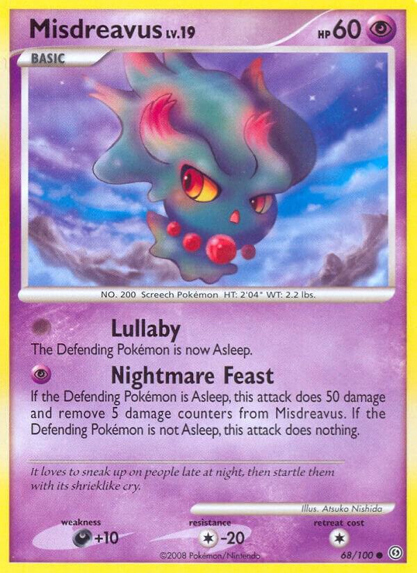 Pokemon Misdreavus 68/100 Stormfront
