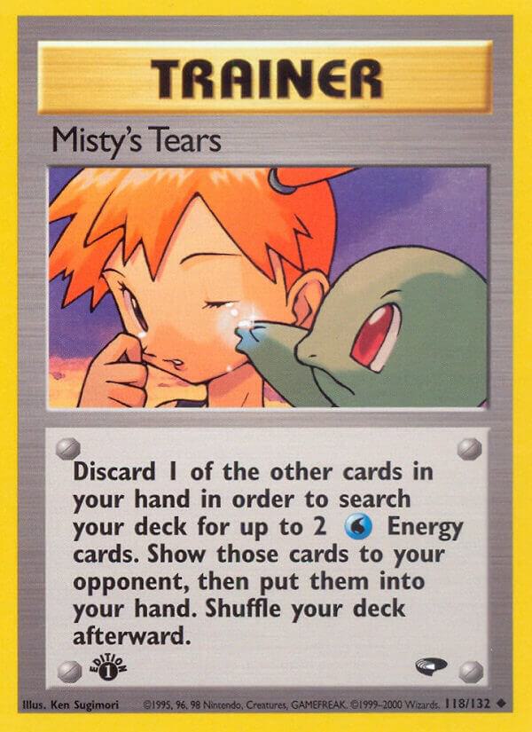 Pokemon Misty's Tears 118/132 Gym Challenge