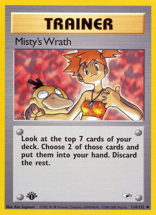 Pokemon Misty's Wrath 114/132 Gym Heroes