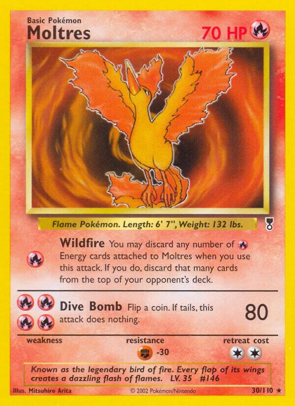 Pokemon Moltres 30/110 Legendary Collection
