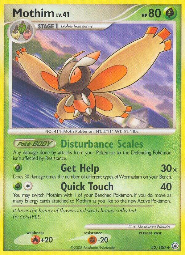 Pokemon Mothim 42/100 Majestic Dawn