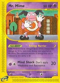 Pokemon MrMime_b 95b/147 Aquapolis