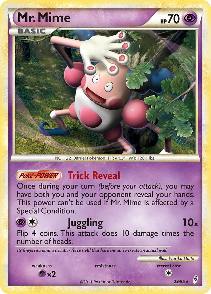 Pokemon Mr. Mime 29/95 Call of Legends