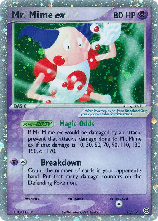 Pokemon Mr. Mime ex 110/112 FireRed & LeafGreen