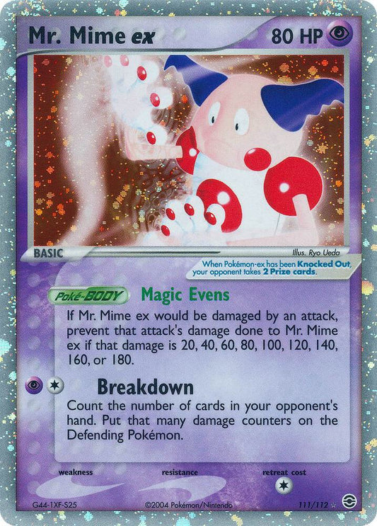 Pokemon Mr. Mime ex 111/112 FireRed & LeafGreen