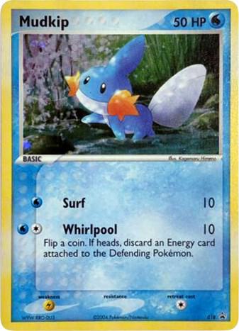 Pokemon Mudkip 018 Nintendo Black Star Promos