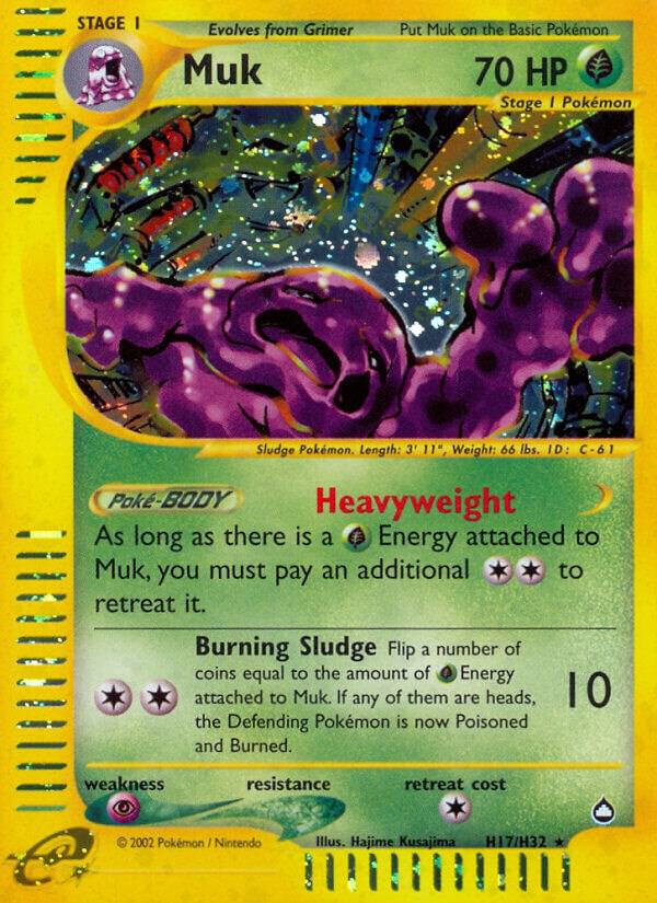 Pokemon Muk H17/147 Aquapolis