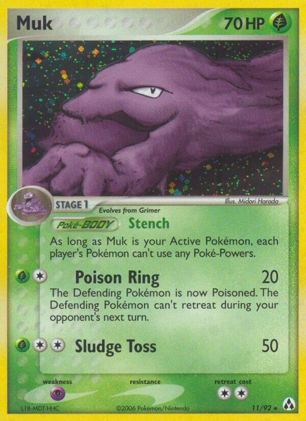 Pokemon Muk 11/92 Legend Maker