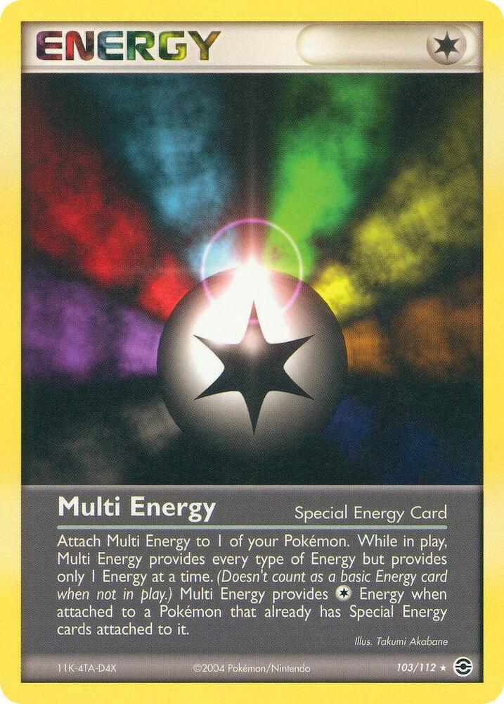 Pokemon Multi Energy 103/112 FireRed & LeafGreen