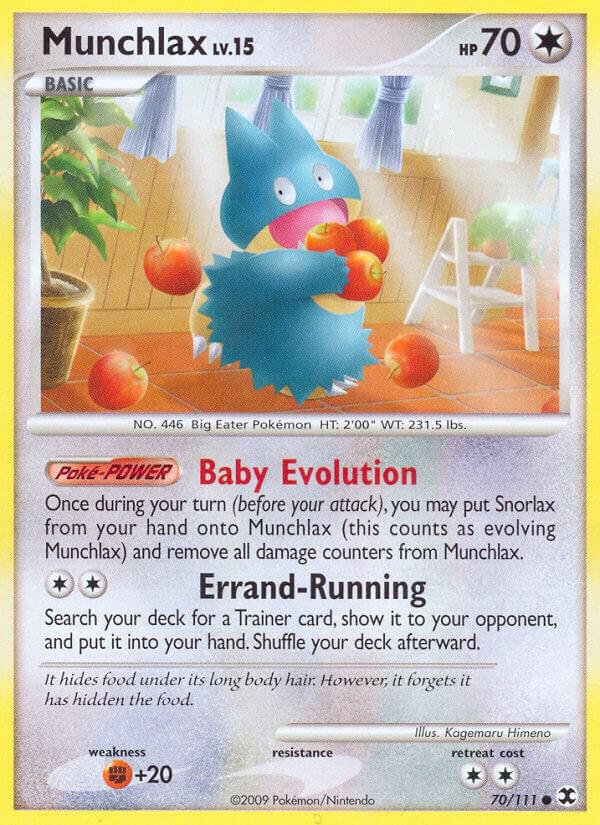 Pokemon Munchlax 70/111 Rising Rivals