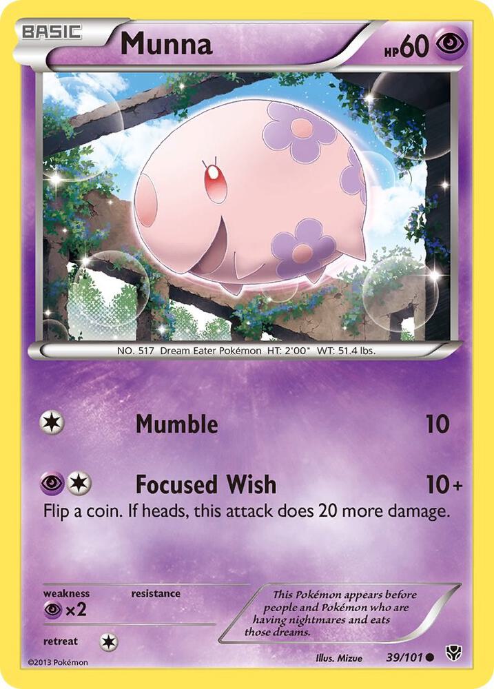 Pokemon Munna 39/101 Plasma Blast