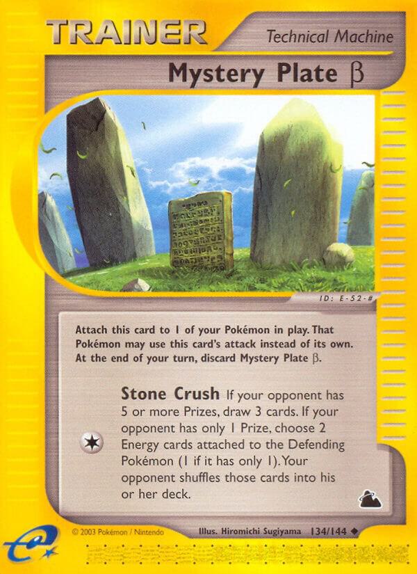 Pokemon Mystery Plate Alpha 133/144 Skyridge