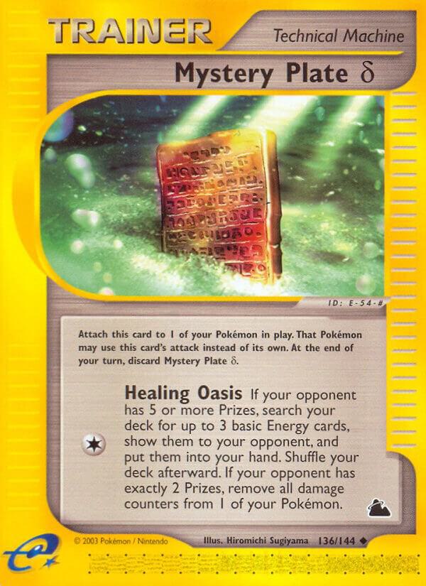 Pokemon Mystery Plate Beta 134/144 Skyridge