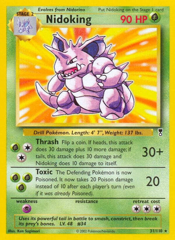 Pokemon Nidoking 31/110 Legendary Collection