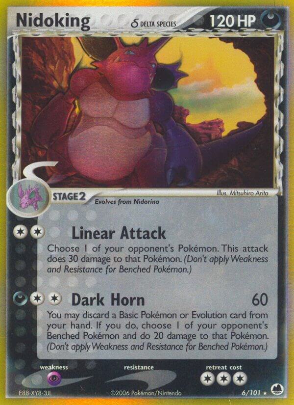Pokemon Nidoking δ 6/101 Dragon Frontiers