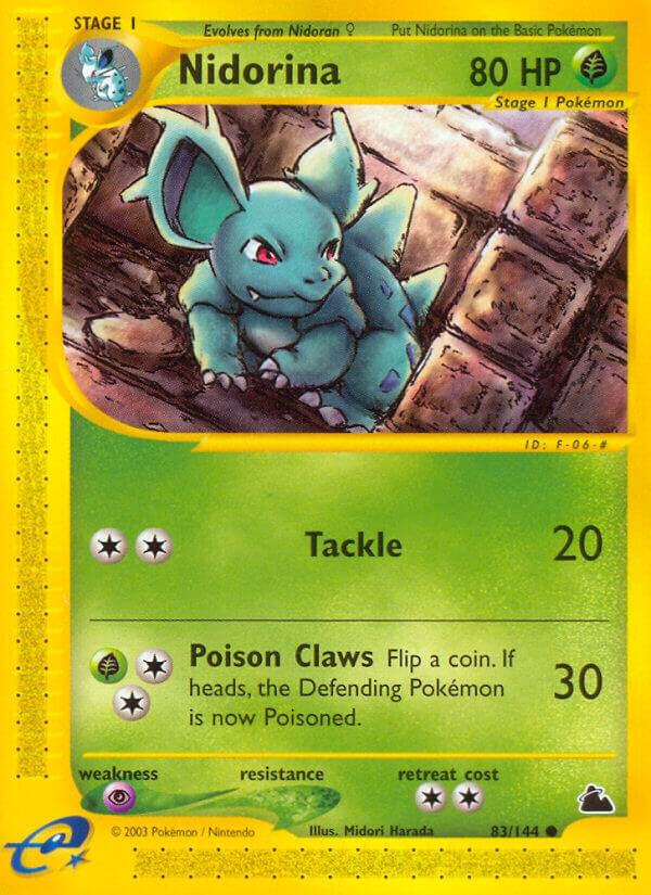 Pokemon Nidorina 83/144 Skyridge