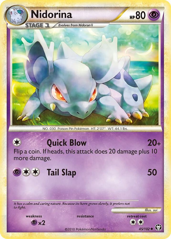 Pokemon Nidorina 45/102 Triumphant