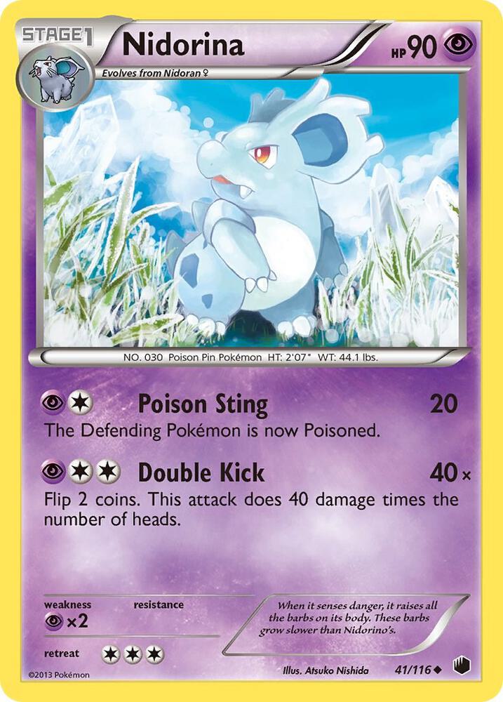 Pokemon Nidorina 41/116 Plasma Freeze