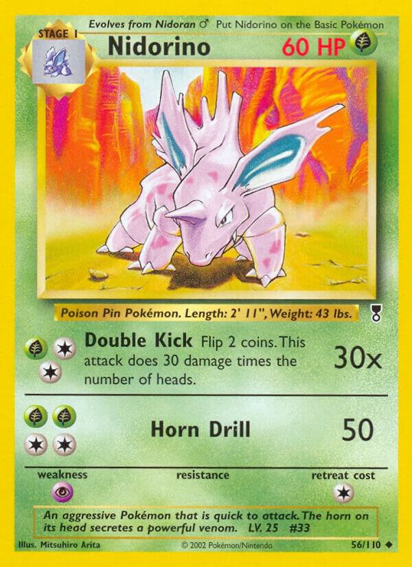 Pokemon Nidorino 56/110 Legendary Collection