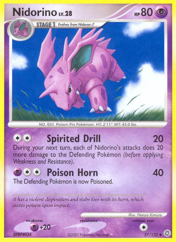 Pokemon Nidorino 57/132 Secret Wonders