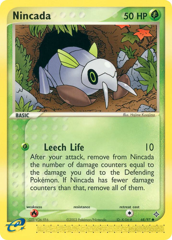 Pokemon Nincada 68/100 Dragon