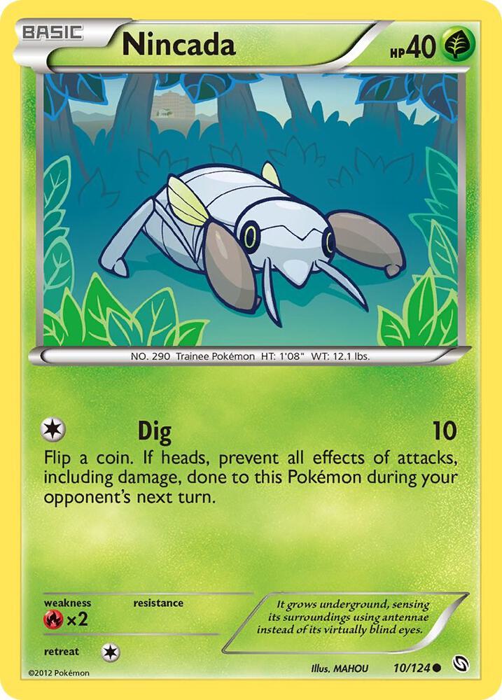 Pokemon Nincada 10/124 Dragons Exalted