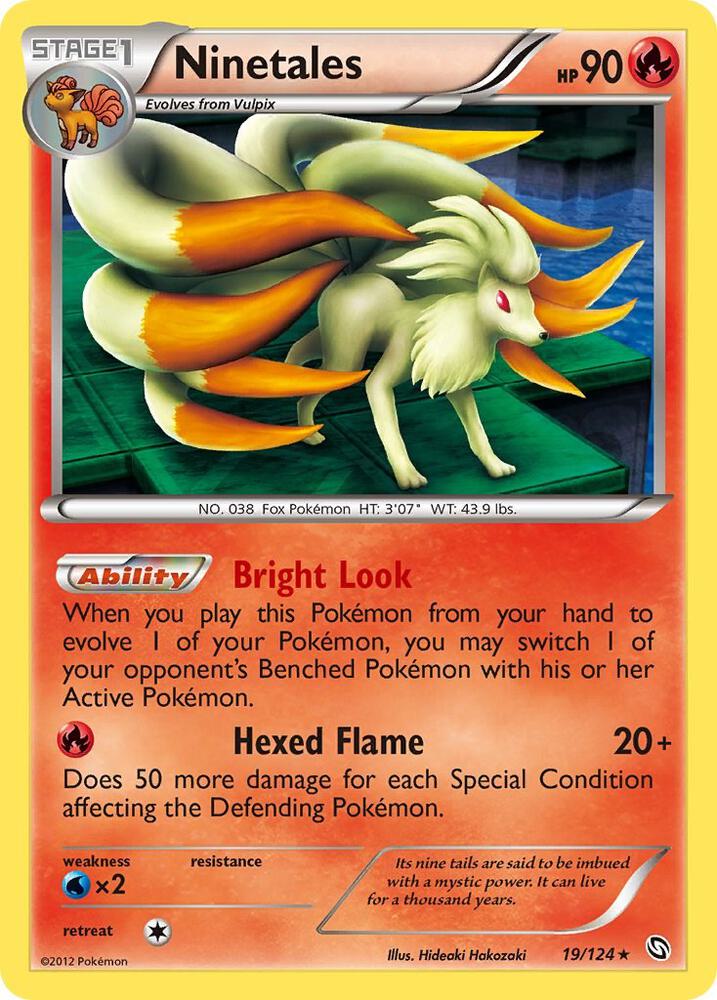 Pokemon Ninetales 19/124 Dragons Exalted