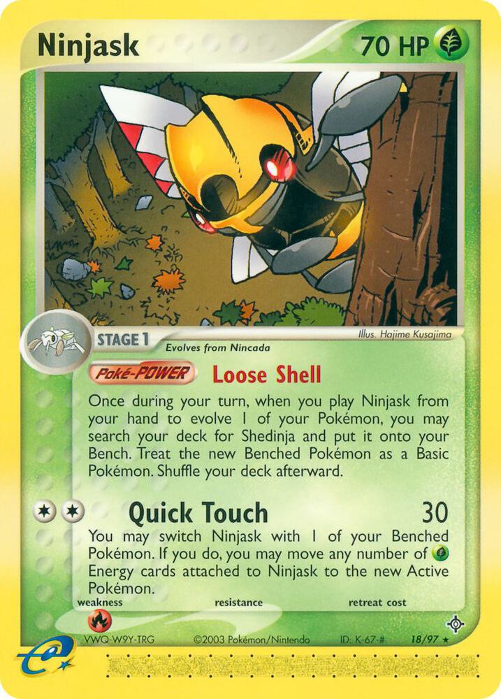 Pokemon Ninjask 18/100 Dragon