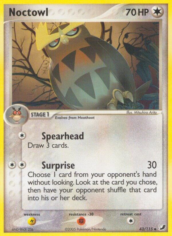 Pokemon Noctowl 43/115 Unseen Forces
